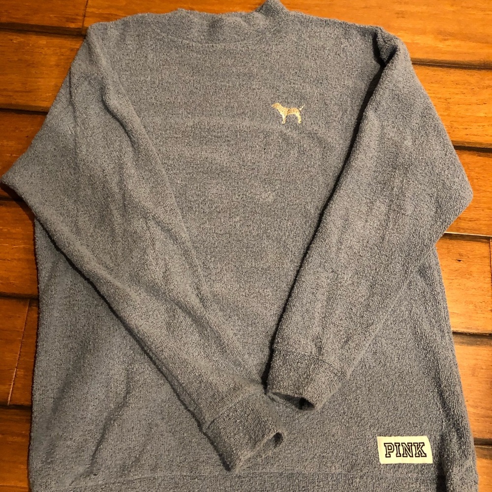 Pink Victoria secret pullover Blue